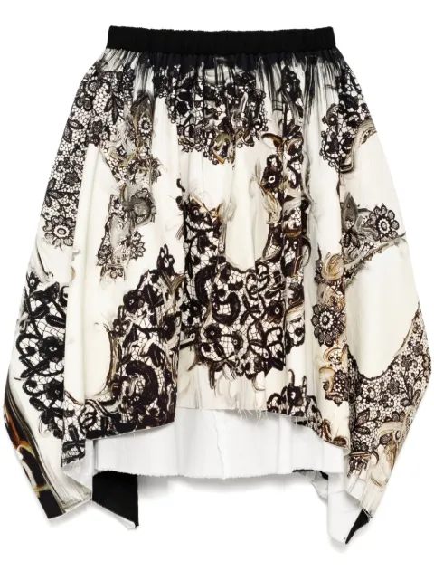 IA LONDON falda con estampado gráfico