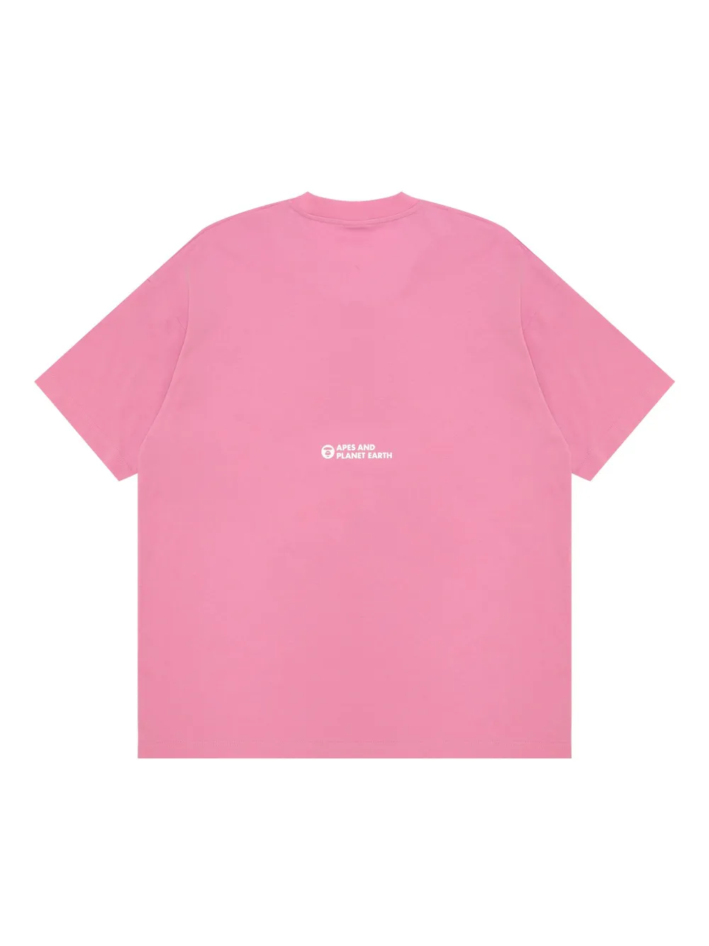 AAPE BY *A BATHING APE® logo-embroidered T-shirt - Roze