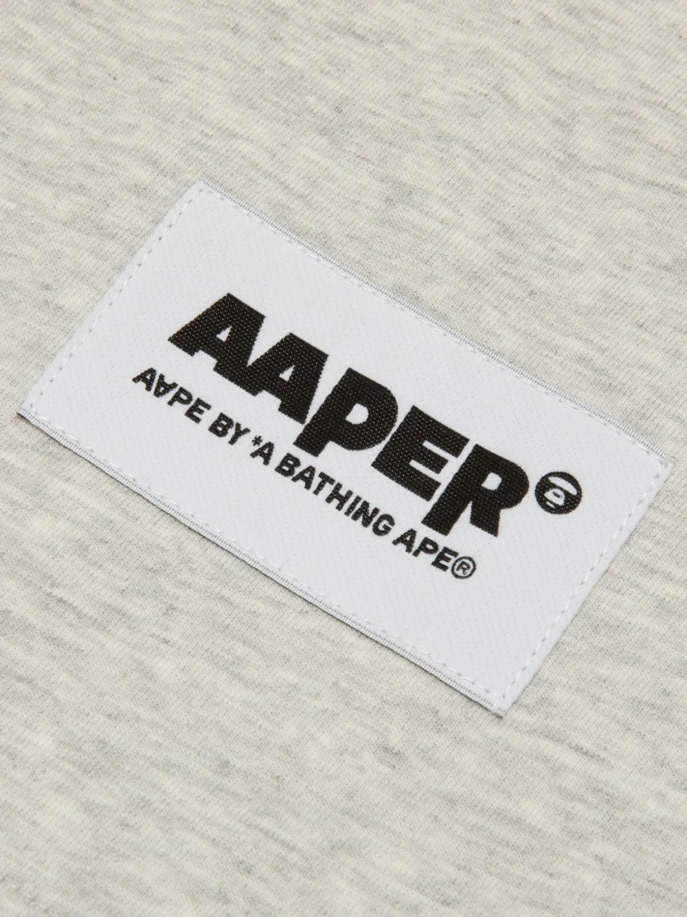 AAPE BY *A BATHING APE T-shirt met logoprint Grijs