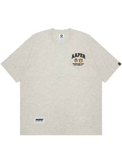 AAPE BY *A BATHING APE® playera con logo estampado