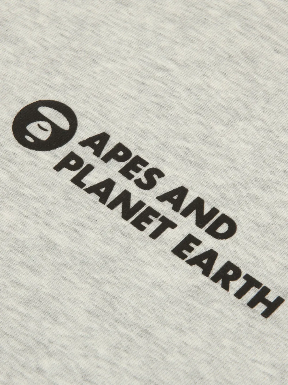 AAPE BY *A BATHING APE T-shirt met logoprint Grijs