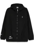 AAPE BY *A BATHING APE® logo hooded jacket - Black