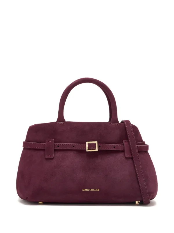 Manu Atelier Le Cambon 25 Shoulder Bag | Purple | FARFETCH