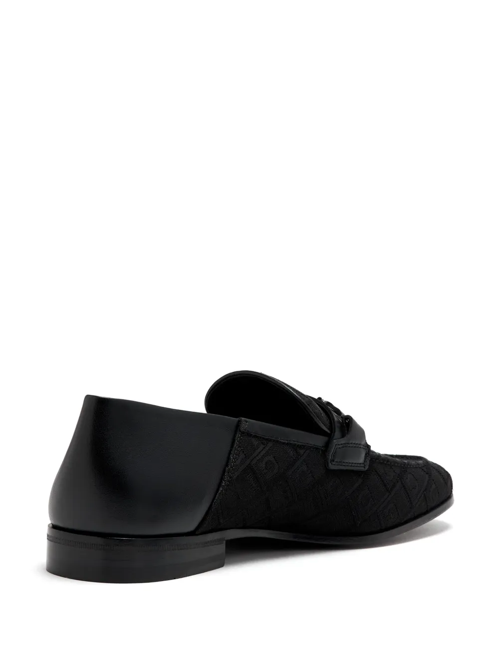 Ferragamo leather loafers Black