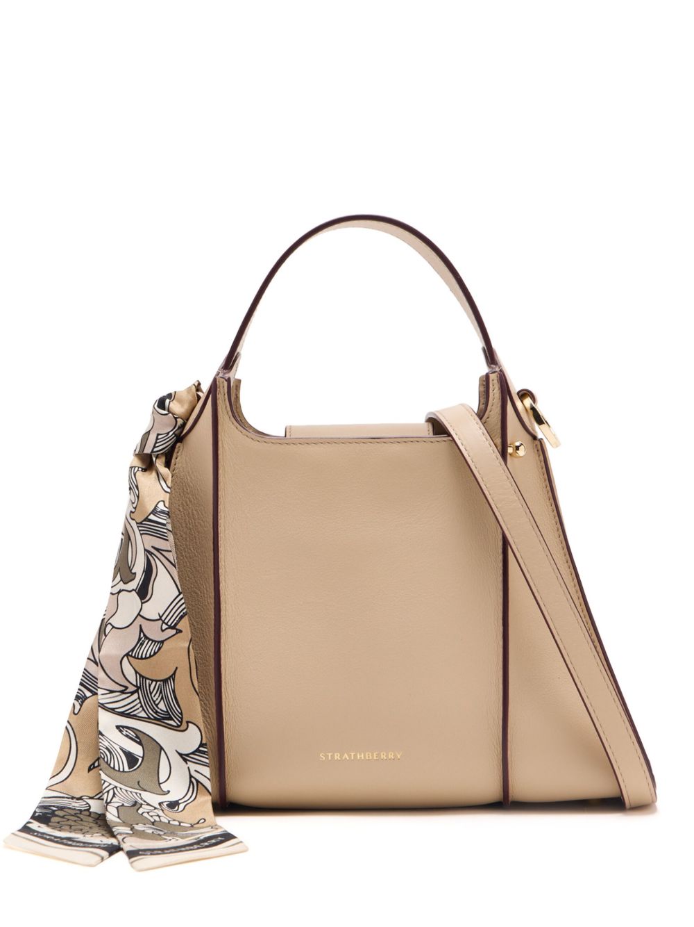 Strathberry Arkshell tote bag - Neutrals