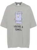 VETEMENTS graphic-print T-shirt - Grey