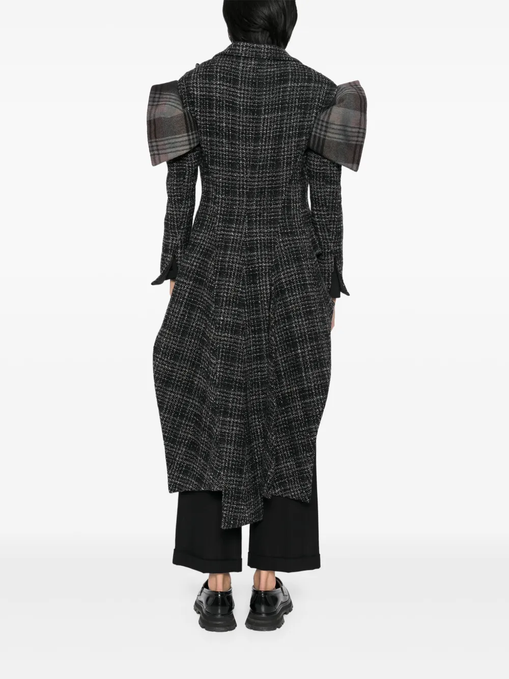 Yohji Yamamoto Effen gedrapeerde vest Zwart