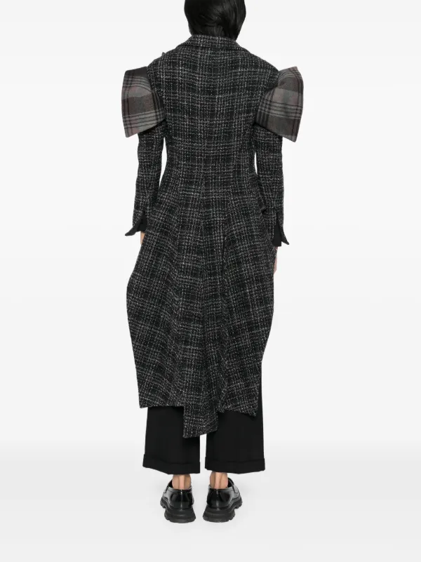 yohji yamamoto +NOIR ドレープカーディガン Yohji Yamamoto ドレープ カーディガン | ブラック | FARFETCH JP