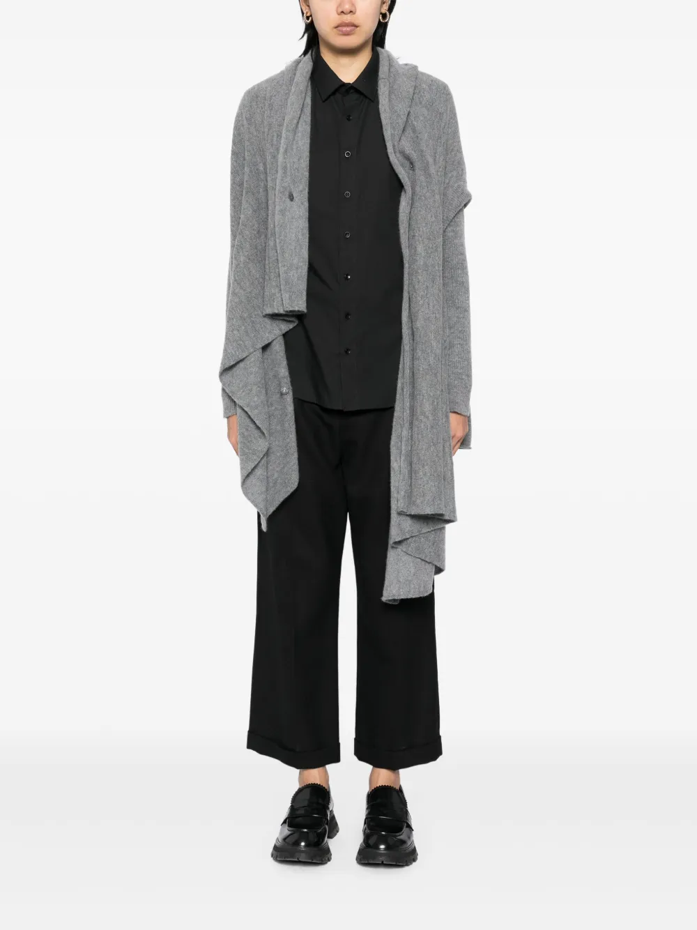 Yohji Yamamoto asymmetric cardigan | Cardigans | Image 2