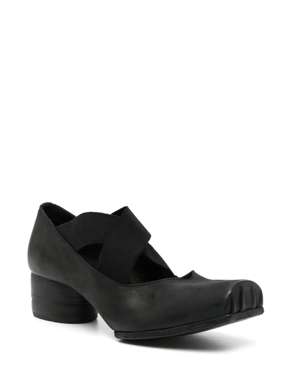 Uma Wang leather pumps - Zwart