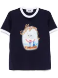 MSGM graphic-print T-shirt - Blue