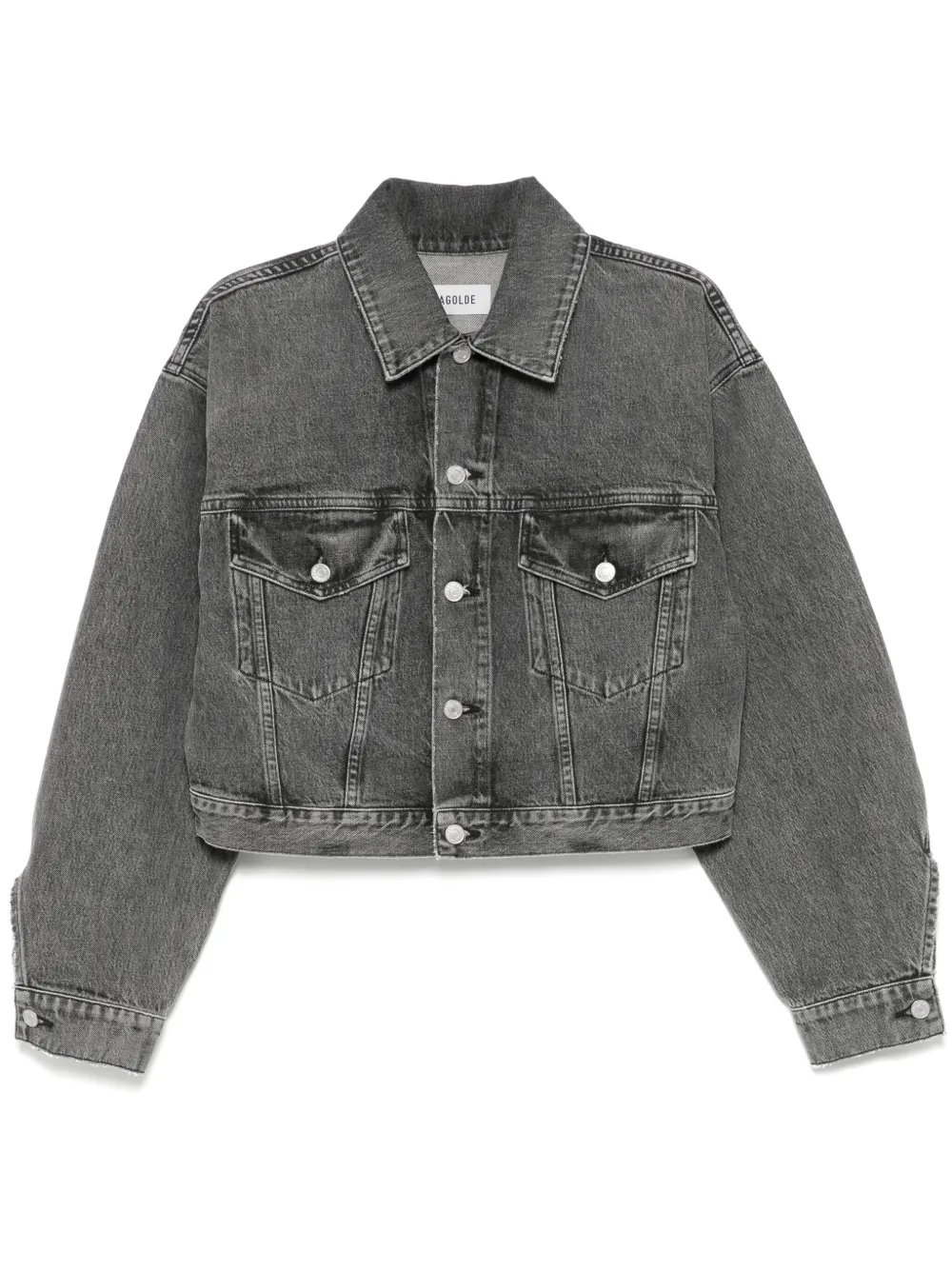 AGOLDE Palmer denim jack Grijs