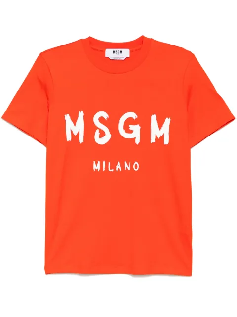 MSGM T-Shirt mit Logo-Print