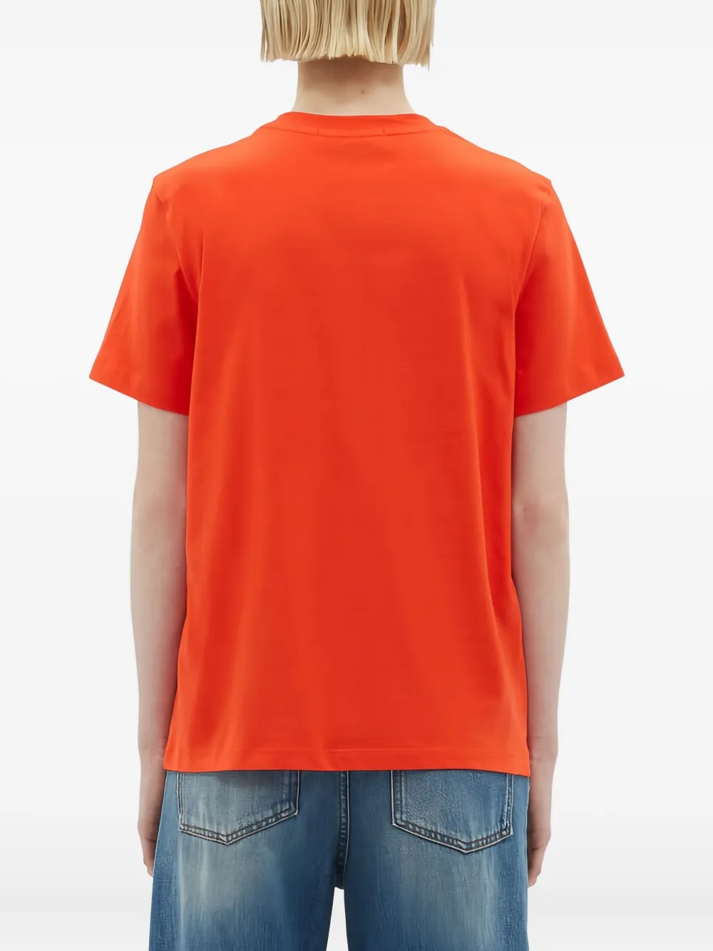 MSGM T-shirt met logoprint Rood