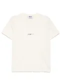 MSGM logo-embroidered T-shirt - White