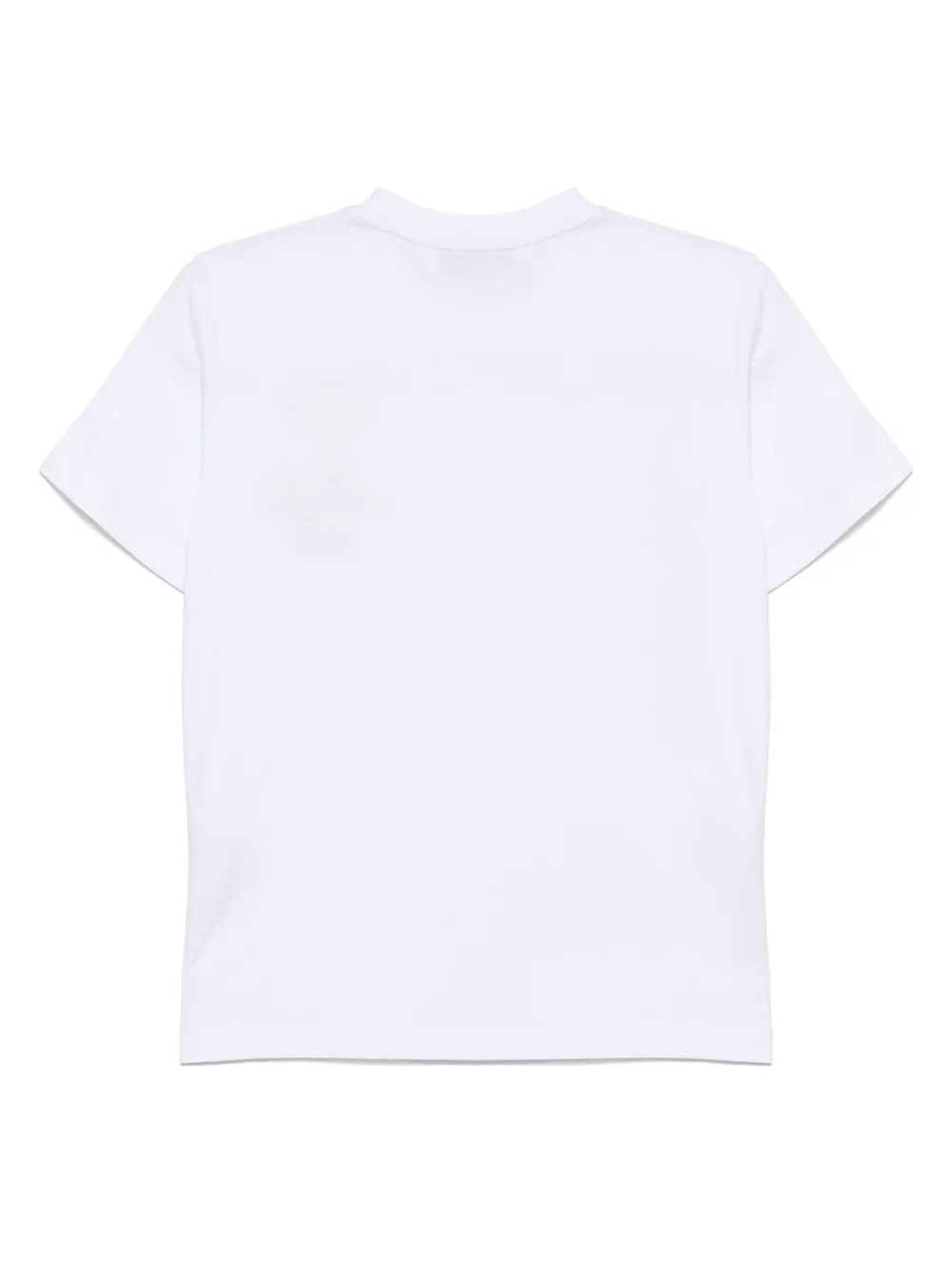 MSGM T-shirt met geborduurd logo - Wit