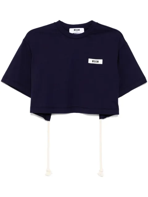 MSGM playera con parche del logo