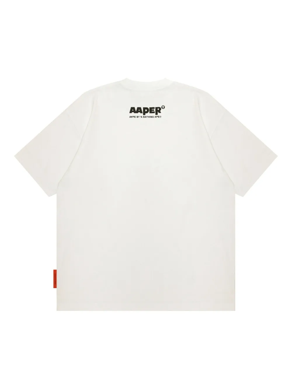 AAPE BY *A BATHING APE graphic-print T-shirt - Wit