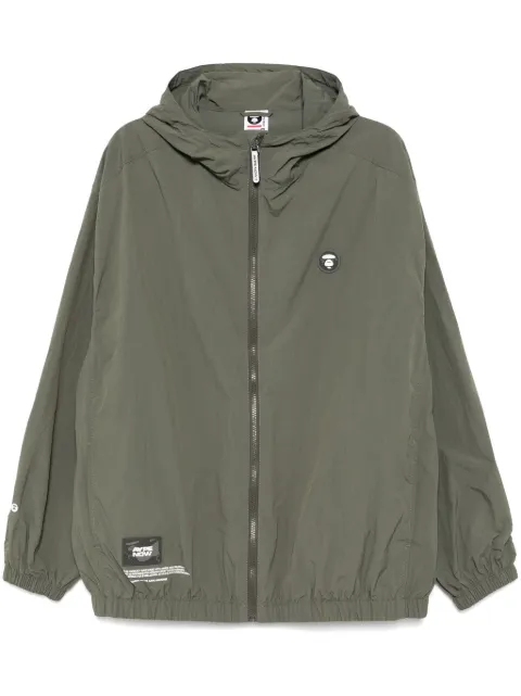 AAPE BY *A BATHING APE® chamarra con capucha y logo