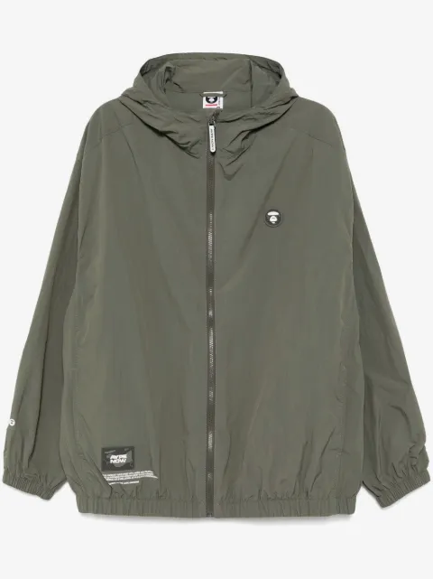 AAPE BY *A BATHING APE® logo hooded jacket