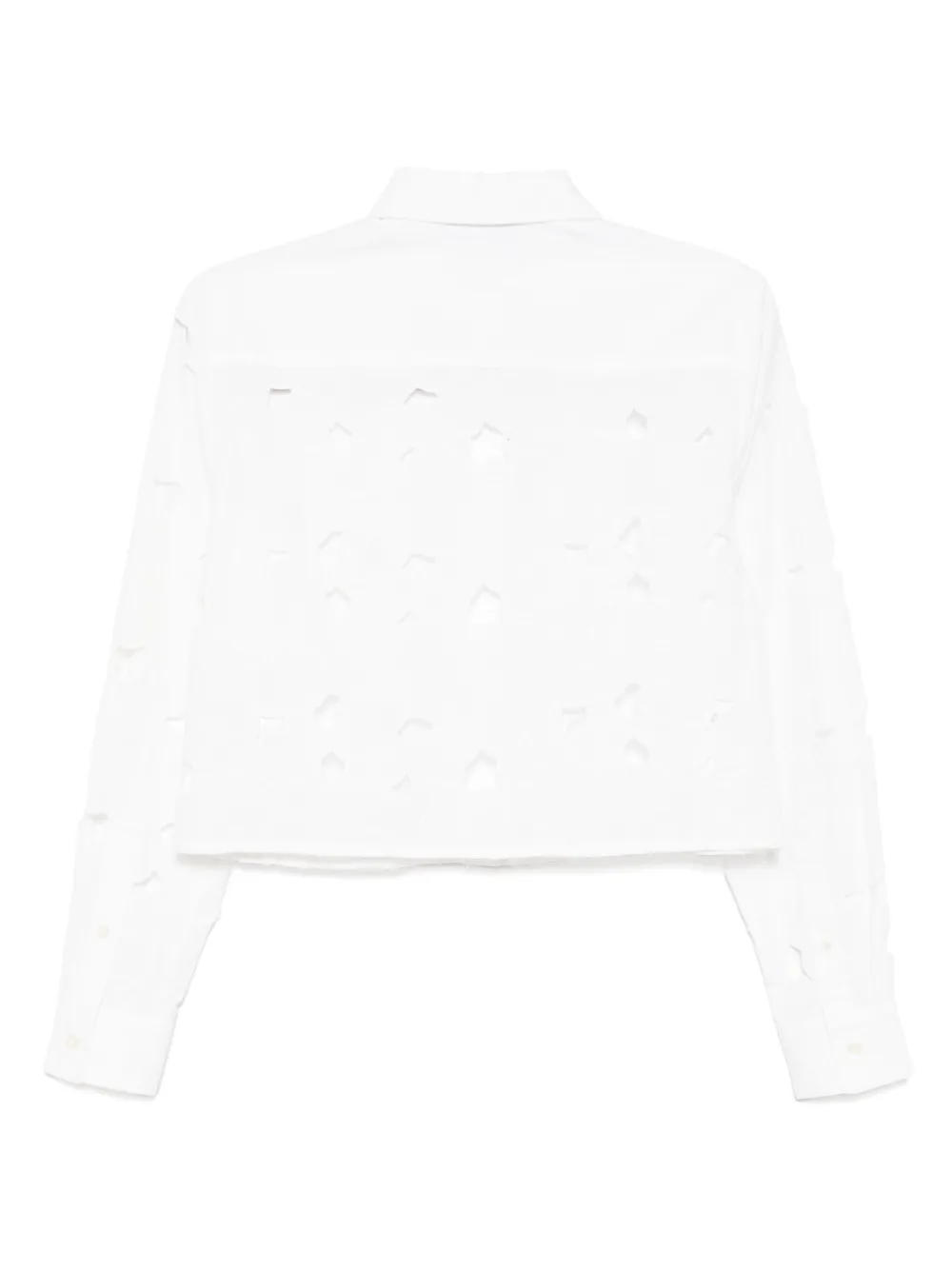 MSGM Katoenen blouse - Wit