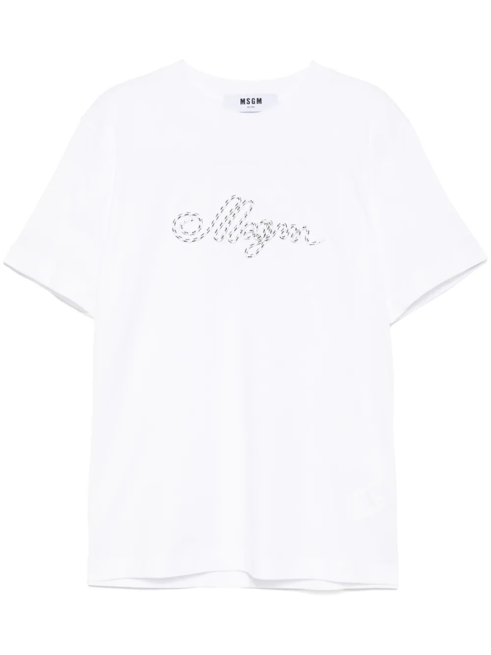 MSGM ロゴ Tシャツ | ホワイト | Image 1