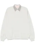 BAPY BY *A BATHING APE® logo polo sweatshirt - GRAY