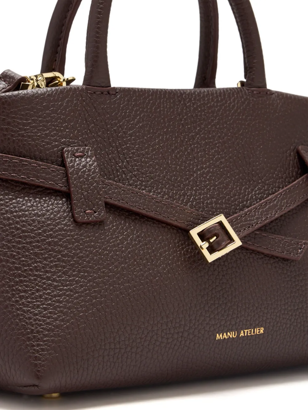 Manu Atelier Le Cambon 25 Shoulder Bag In Brown