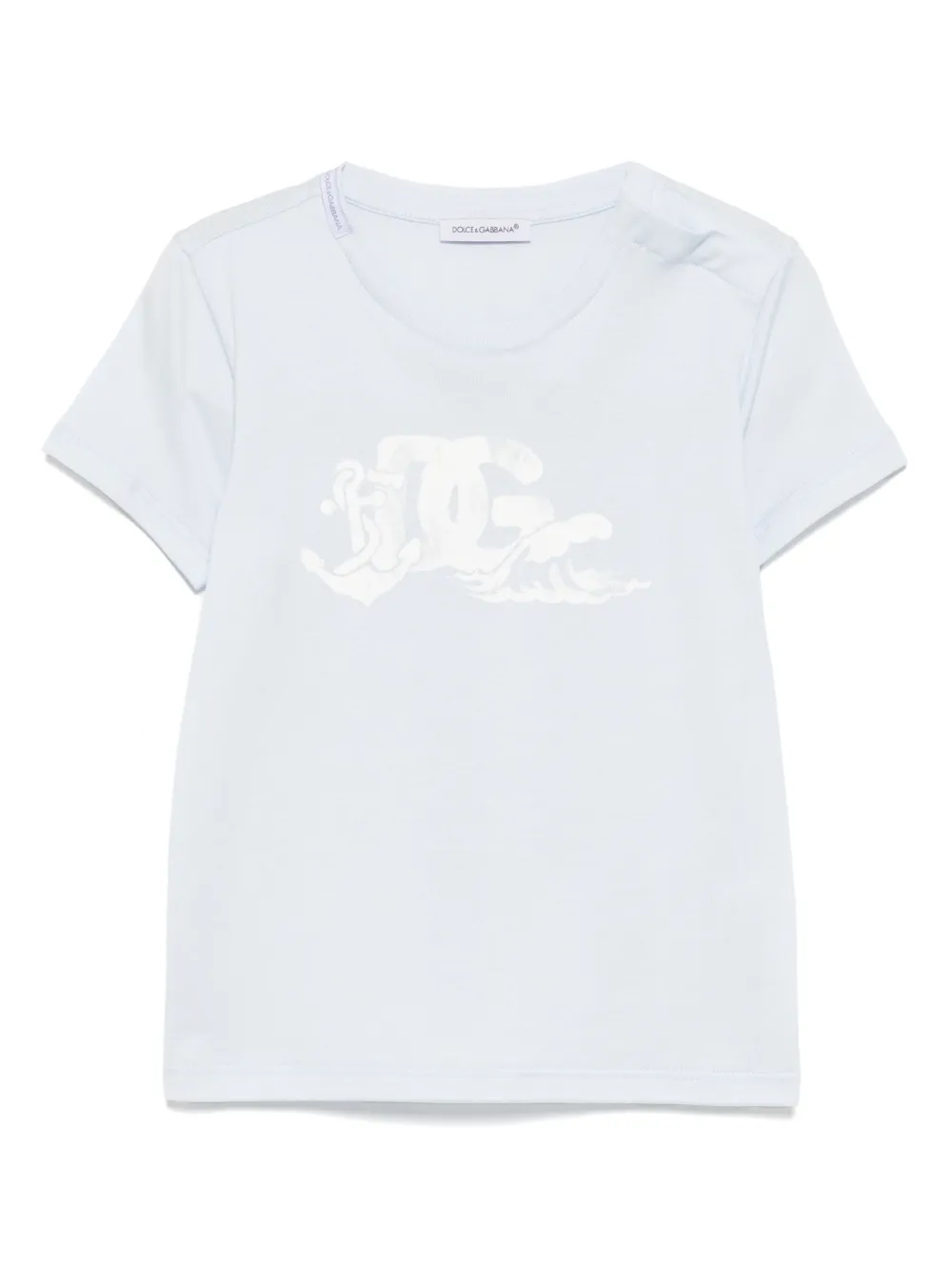 Dolce & Gabbana Kids playera con estampado gráfico | azul | Image 1