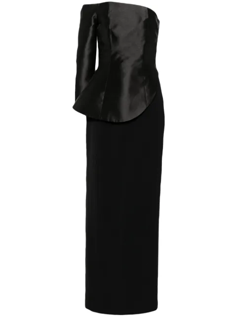 BAZZA ALZOUMAN crepe gown