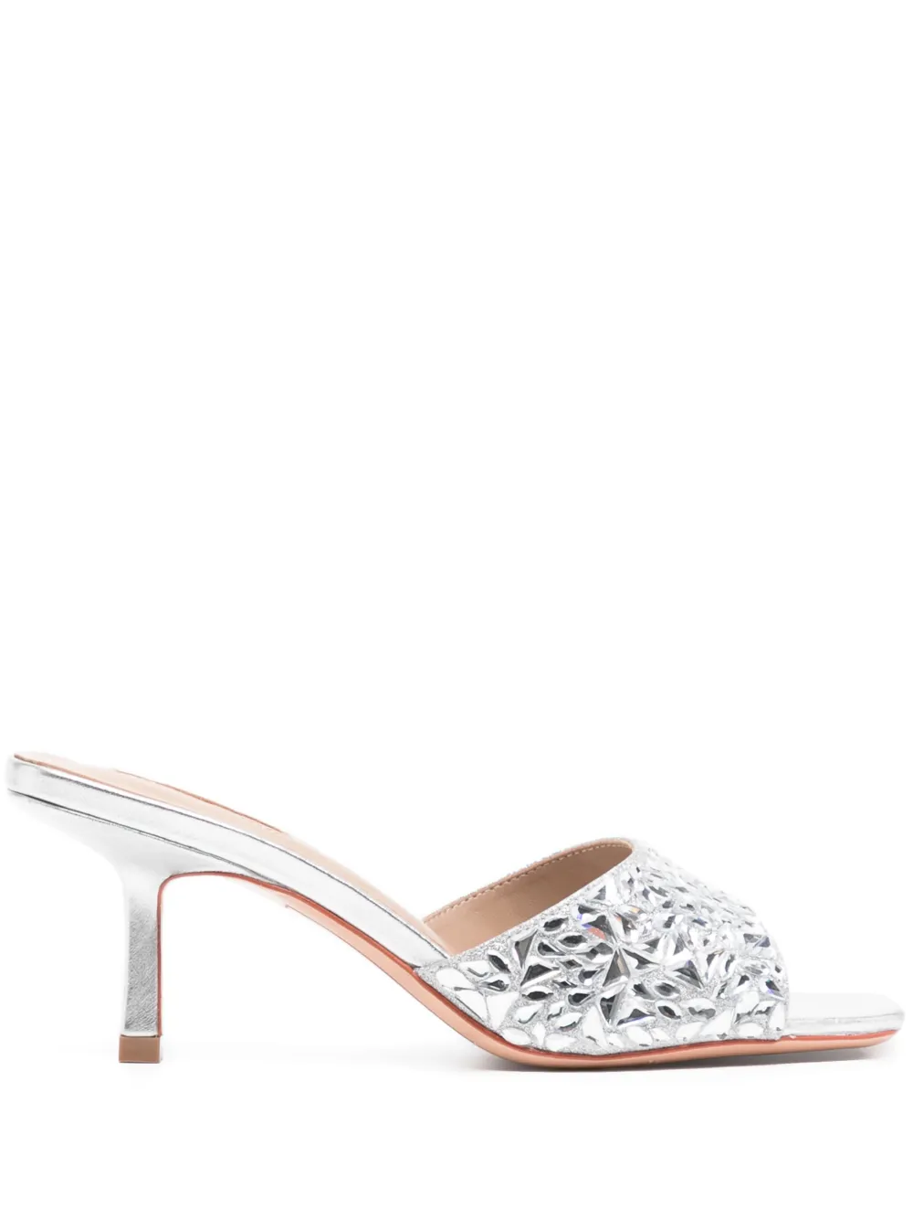 NICOLI 70mm Alastair sandals Silver