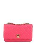 CHANEL Pre-Owned 2021 Wallet On Chain shoulder bag - Pink