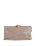 CHANEL Pre-Owned metallic clutch bag - Neutrals