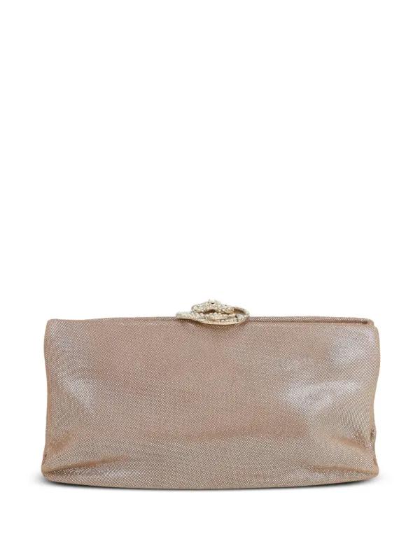 Chanel Pre-owned Metallic Clutch Bag in Neutrals