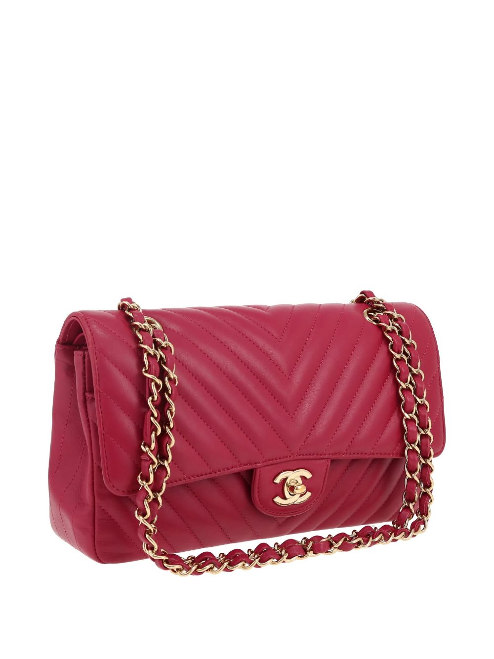 CHANEL 2019 DOUBLE FLAP SHOULDER BAG