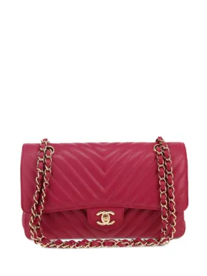 CHANEL Pre-Owned Timeless Classic Shoulder Bag | Red | FARFETCH RO