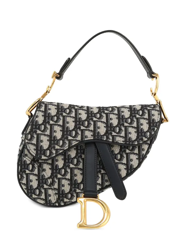 Christian Dior Pre-Owned 2018 オブリーク サドル バッグ ミニ