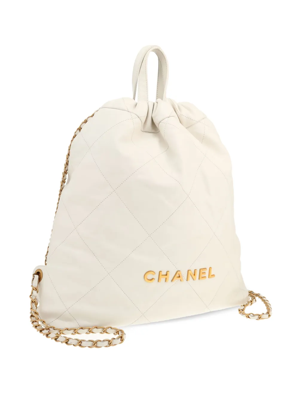CHANEL Pre-Owned 2020s Chanel 22 バックパック | ホワイト | FARFETCH JP