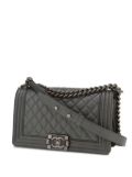 CHANEL Pre-Owned 2015 Boy Chanel shoulder bag - Grey