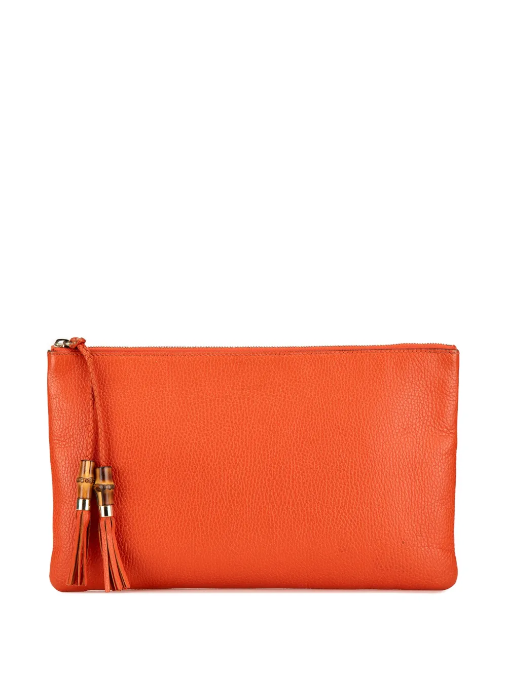 2000-2015 Calfskin Bamboo Tassel clutch bag