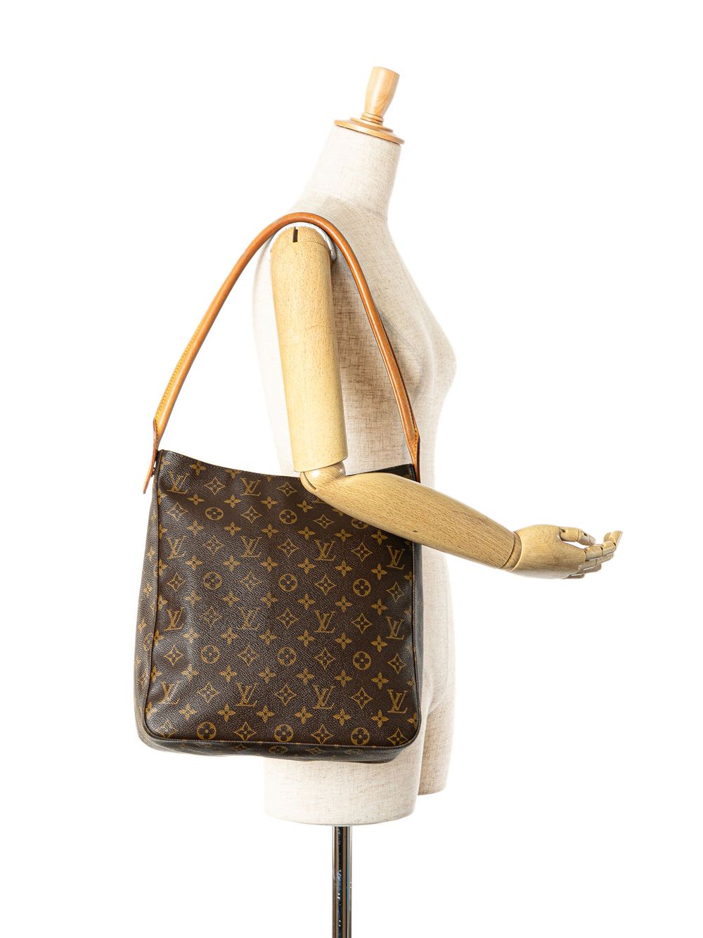 Louis Vuitton Pre-Owned 2001 Looping MM schoudertas met monogram - Bruin