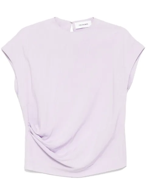 Yves Salomon top drapeado