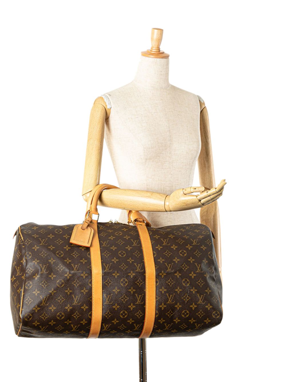 Louis Vuitton Pre-Owned 1996 Monogram Keepall 55 reistas - Bruin