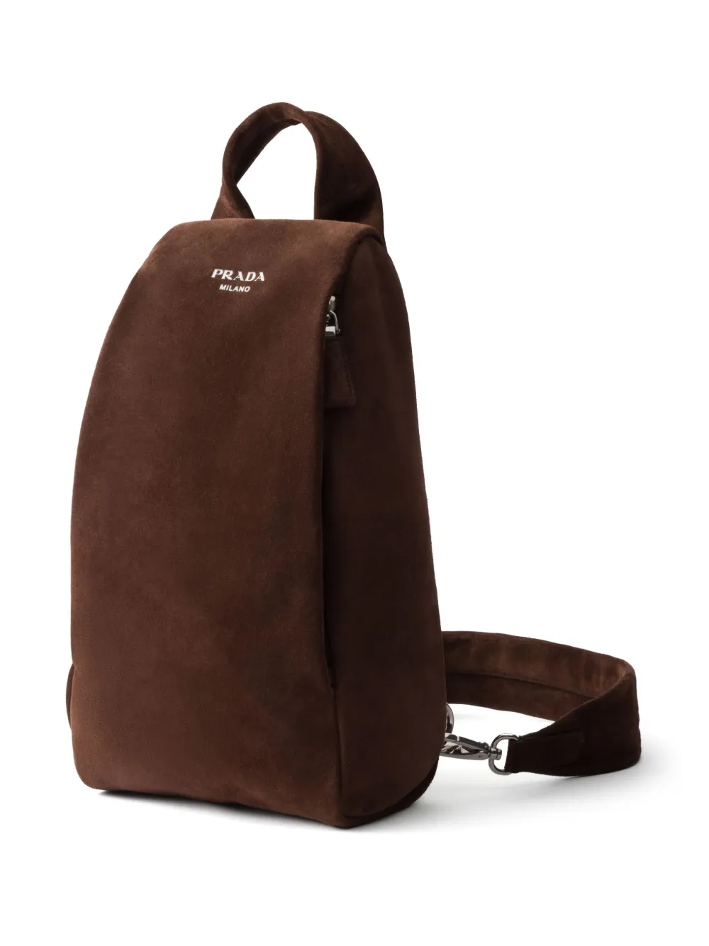 Prada Suède rugzak Bruin