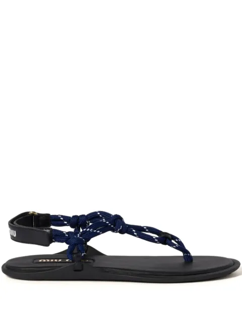 Miu Miu Rivière-cord sandals