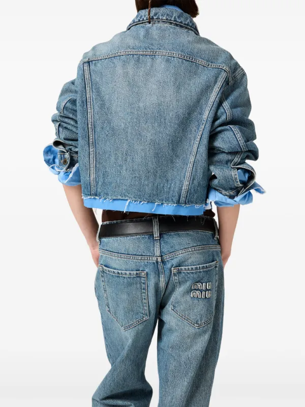 Miu Miu straight-leg Jeans | Blue | FARFETCH