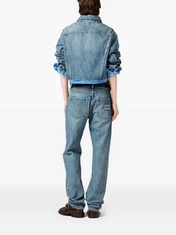 Miu Miu straight-leg Jeans | Blue | FARFETCH