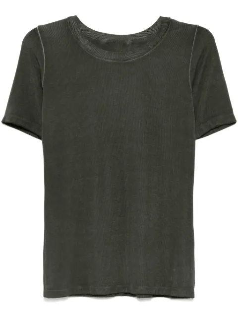 Uma Wang playera con cuello redondo