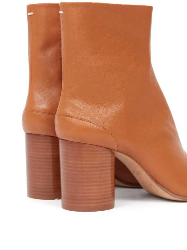 Maison Margiela 80mm Tabi Ankle Boots | Orange | FARFETCH