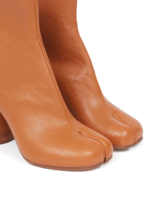 Maison Margiela 80mm Tabi Ankle Boots | Orange | FARFETCH